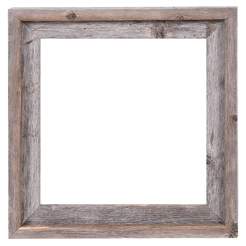 RusticDecor Reclaimed Barn Wood Open Picture Frame & Reviews Wayfair